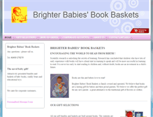 Tablet Screenshot of brighterbabiesbookbaskets.co.uk